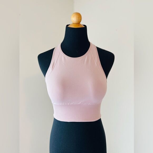 LULULEMON ATHLETICA Ebb To attain Sports Bra sz 4 Pink - Picture 3 of 7